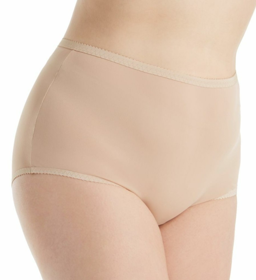 Brief Panties * | Lower Prices Shadowline Plus Size Spandex Modern Brief Panty 17605P