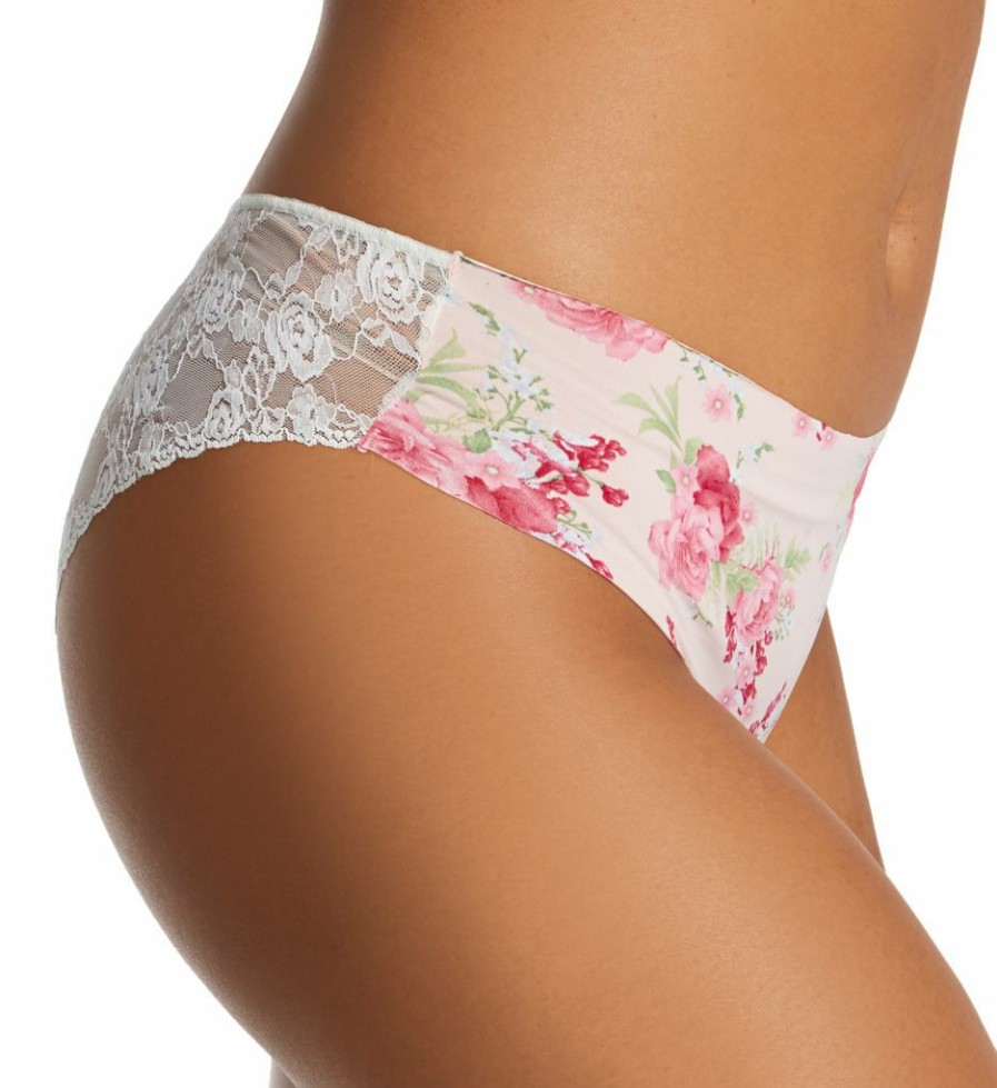 Lace Panties * | Bargain Sale Ilusion Signature Rose Lace Bikini Panty 3 Pack 71024397