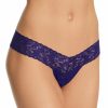 Lace Panties * | Discount Hanky Panky Signature Lace Low Rise Thong Holiday 5 Pack 49Ln5Bx Blu/Purp/Rose/Pink/Red