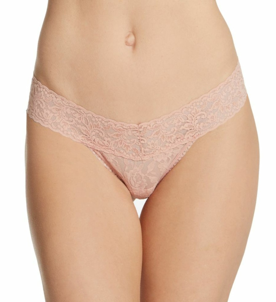 Lace Panties * | Discount Hanky Panky Signature Lace Low Rise Thong Holiday 5 Pack 49Ln5Bx Blu/Purp/Rose/Pink/Red