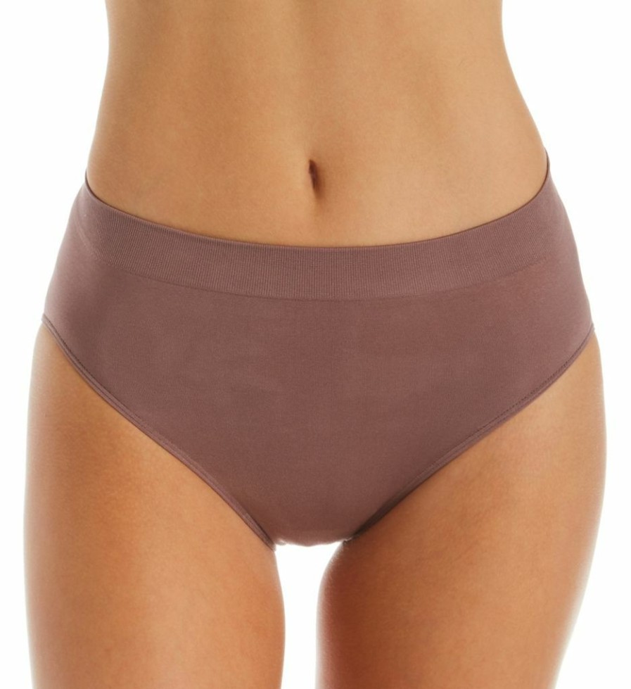 Brief Panties * | On Sale Wacoal B Smooth Hi Cut Brief Panty 3 Pack 870275 Rosedust/Taupe/Black