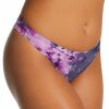 Thong Panties * | Exceptional Design Under Armour Printed Thong With Laser Cut Edge 3 Pack 1325617