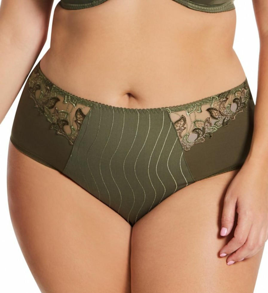 Brief Panties * | Best Quality Prima Donna Deauville Full Brief Panty 056-1816 Paradisegreen