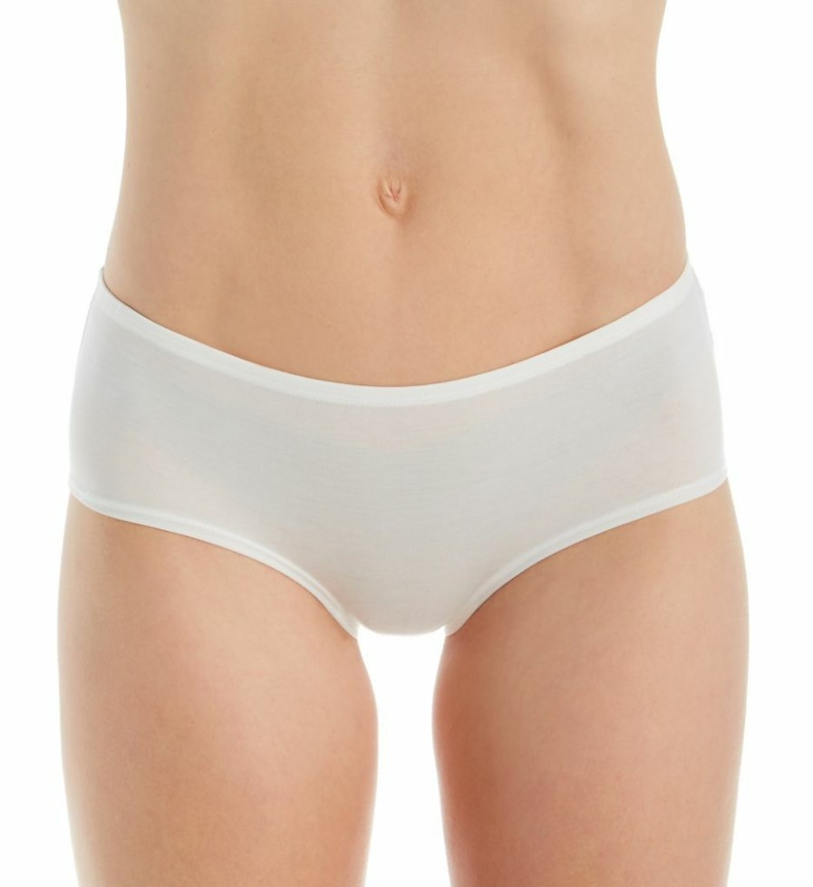 Brief Panties * | Shop Calida 100% Nature Boycut Brief Panty 24294 Starwhite