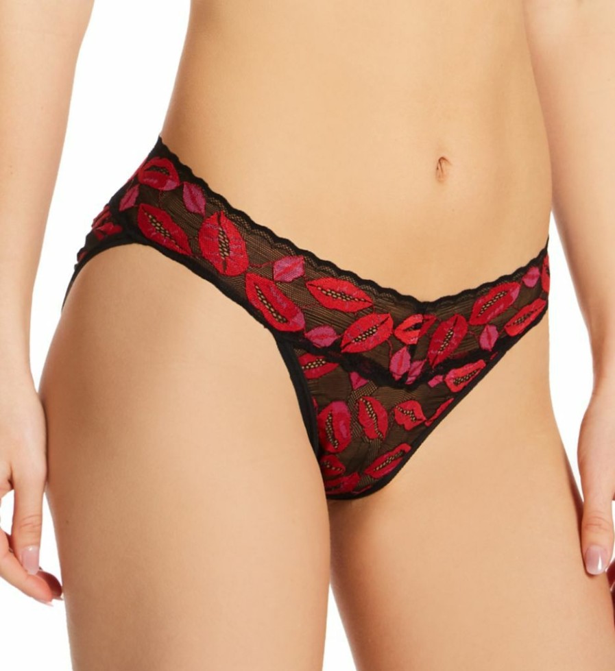 Lace Panties * | Shop Hanky Panky Signature Lace Pattern V-Kini Panty 482374P