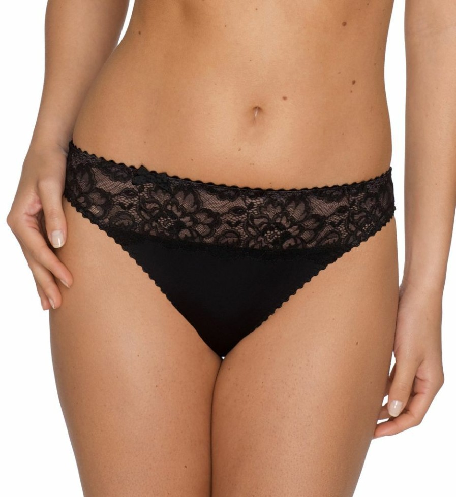 Lace Panties * | Free Delivery Prima Donna Couture Lace Trim Bikini Panty 056-2580