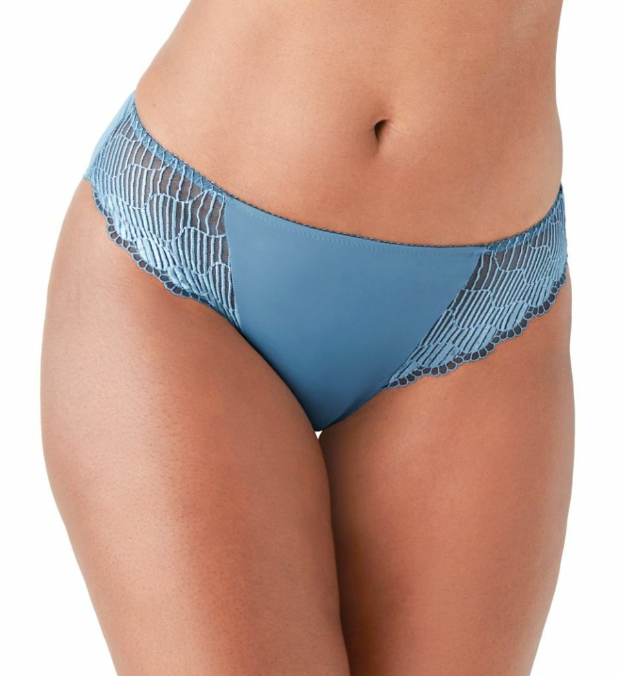 Bikini Panties * | Original Model Wacoal La Femme Bikini Panty 841117 Bluestone