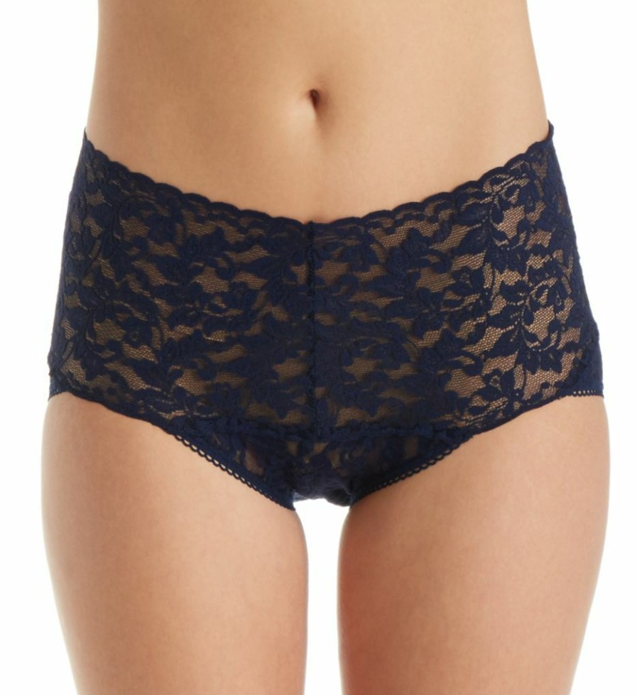 Lace Panties * | Exceptional Design Hanky Panky Signature Lace Retro V-Kini Panty 9K2124