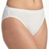 Brief Panties * | Delicate Design Fruit Of The Loom Cotton Hi-Cut Brief Panties 3 Pack 3Dhicwh White