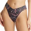 Thong Panties * | Less Expensive Hanky Panky Original Rise Pattern Thong 4811Ptn