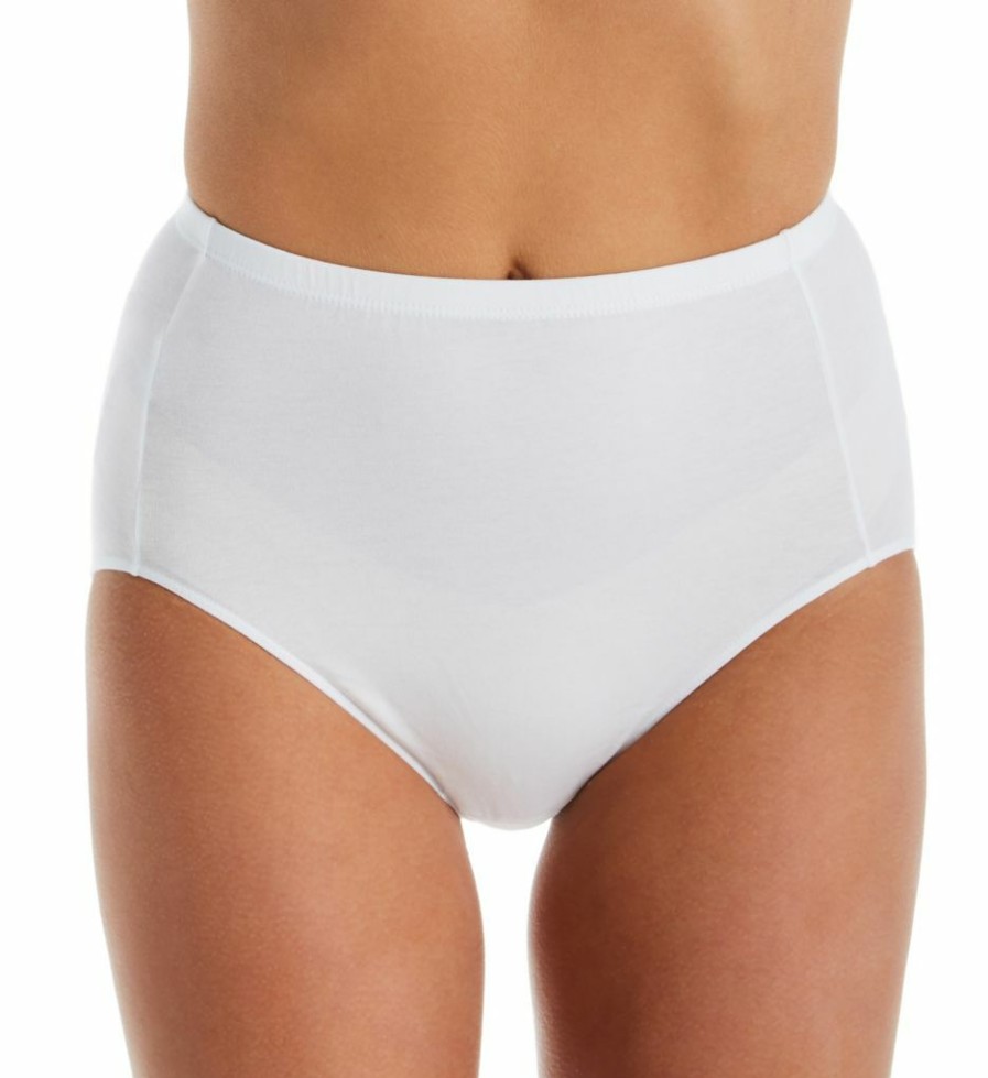 Brief Panties * | Free Delivery Elita Cotton Full Cut Brief Panty 4026