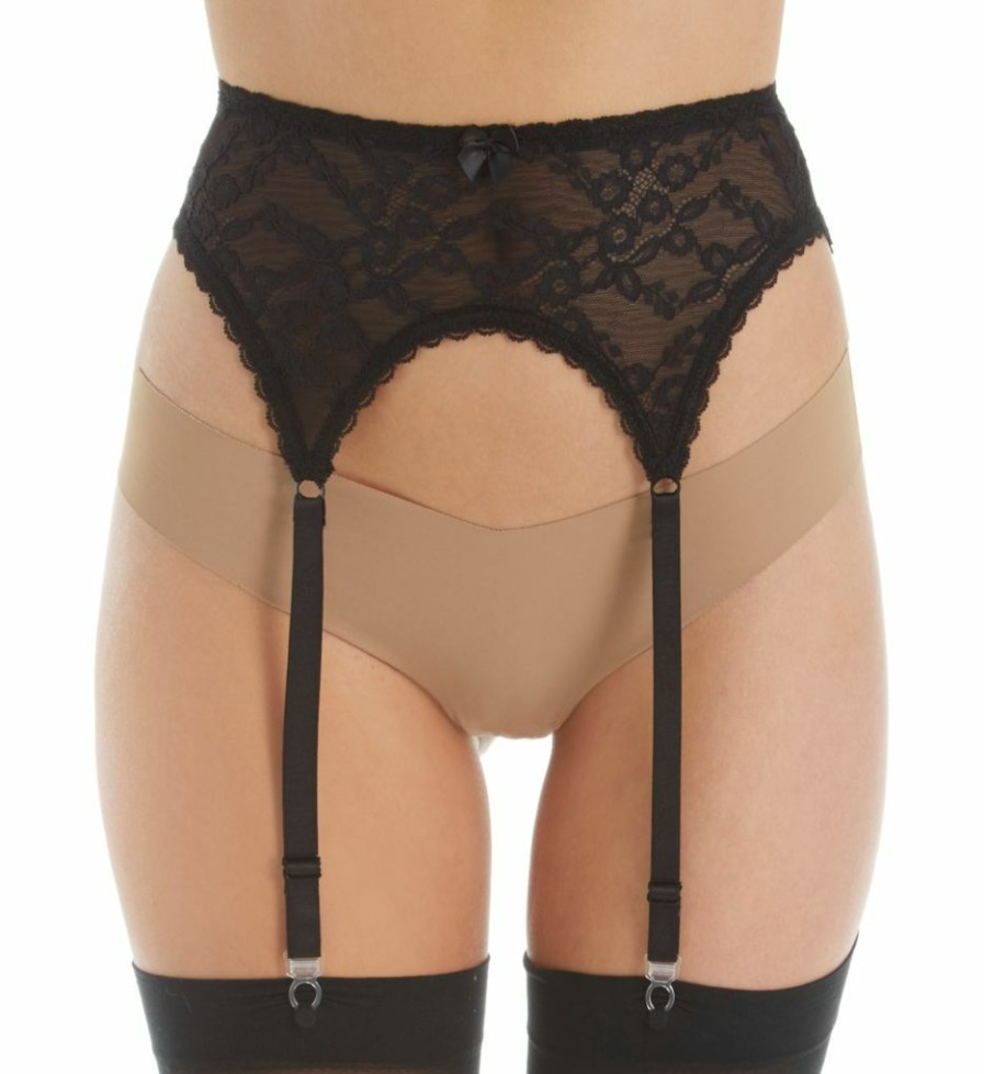 Lace Panties * | On Sale Va Bien Lace Garter Belt 6102