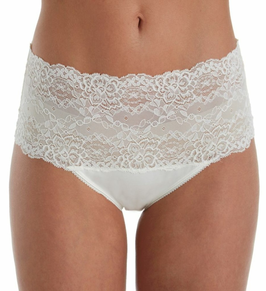 Lace Panties * | Fantastic Model Calida Sensual Secrets Lace High Waist Brief Panty 21431