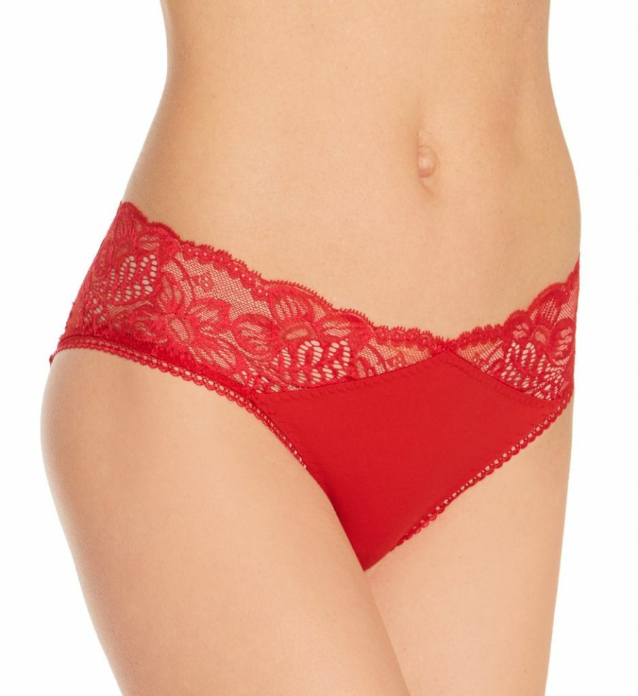 Brief Panties * | Best Quality La Perla Layla Medium Brief Panty 40960 Redtango