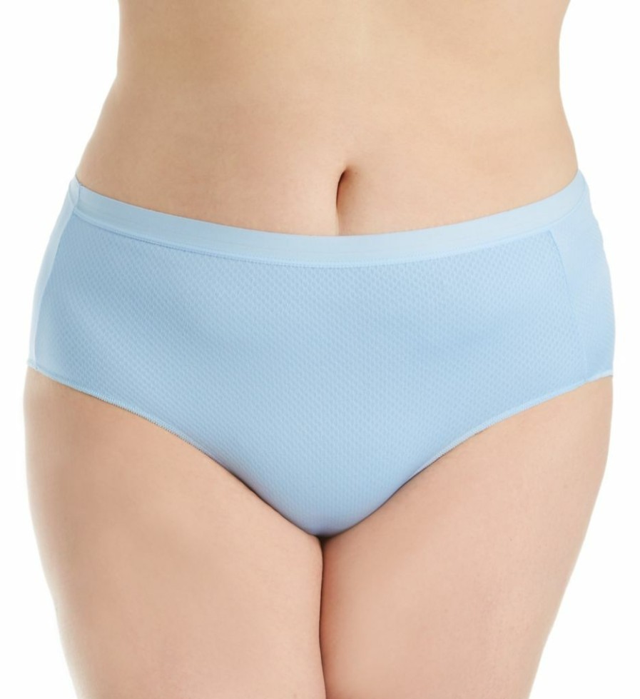 Brief Panties * | Bargain Sale Just My Size Microfiber Mesh Ultra Light Brief Panty 6 Pack 1210U6 Assorted