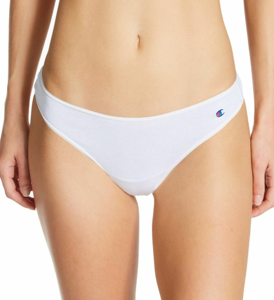 Thong Panties * | On Sale Champion Cotton Stretch Thong Ch46As