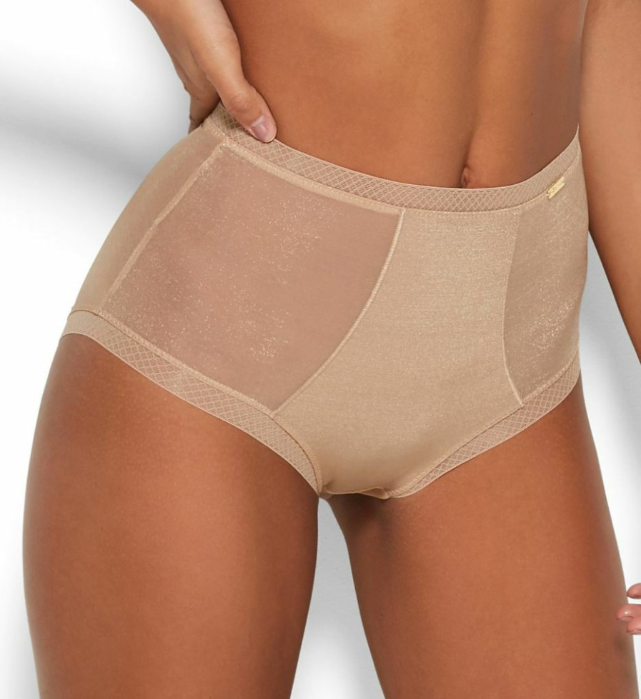 Brief Panties * | Shop Gossard Glossies High Waist Deep Brief Panty 6272