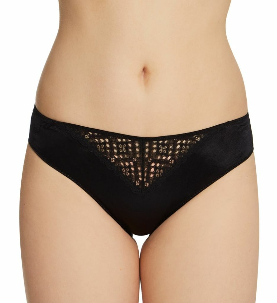 Lace Panties * | Fascinating Model Ilusion Satin And Lace Panty 71001236