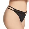 Thong Panties * | Opening Sales Curvy Kate Scantilly Unchained Thong St6200 Black