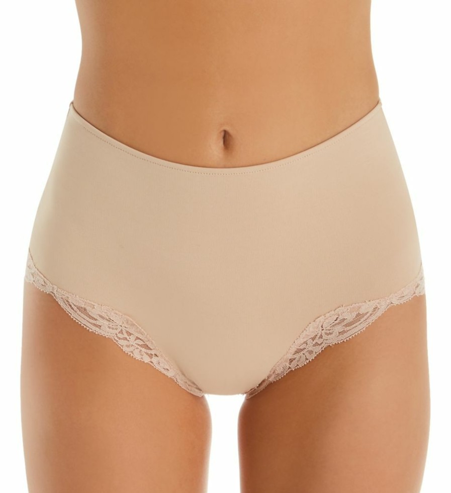 Lace Panties * | New Products Only Hearts Delicious High Waist Brief Panty With Lace 51619