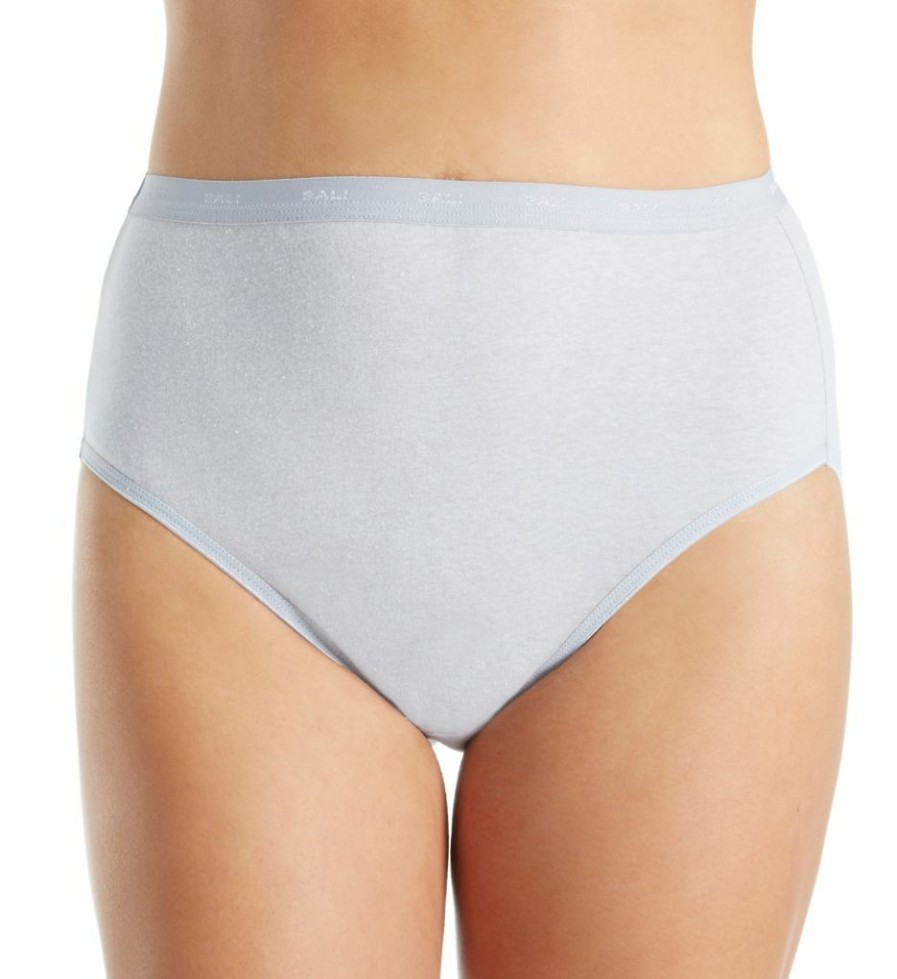 Brief Panties * | Shop Bali Full-Cut-Fit Stretch Cotton Hi-Cut Brief Panty Ff62