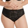 Brief Panties * | Less Expensive Elomi Kelsey High Leg Brief Panty El0553 Black