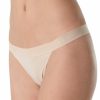 Thong Panties * | New Products Dkny Classic Cotton Thong Dk5004 Cashmere