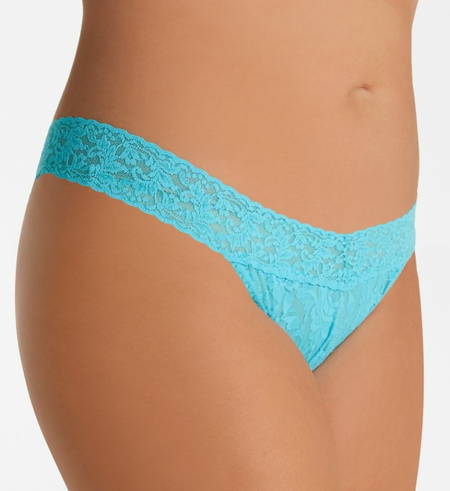 Lace Panties * | Less Expensive Hanky Panky Plus Original Rise Signature Lace Thongs 5 Pack 4811Xf Classic