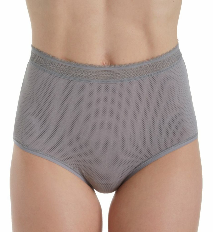 Lace Panties * | Free Delivery Warner'S Breathe Freely Brief Panty With Lace Rs4901P