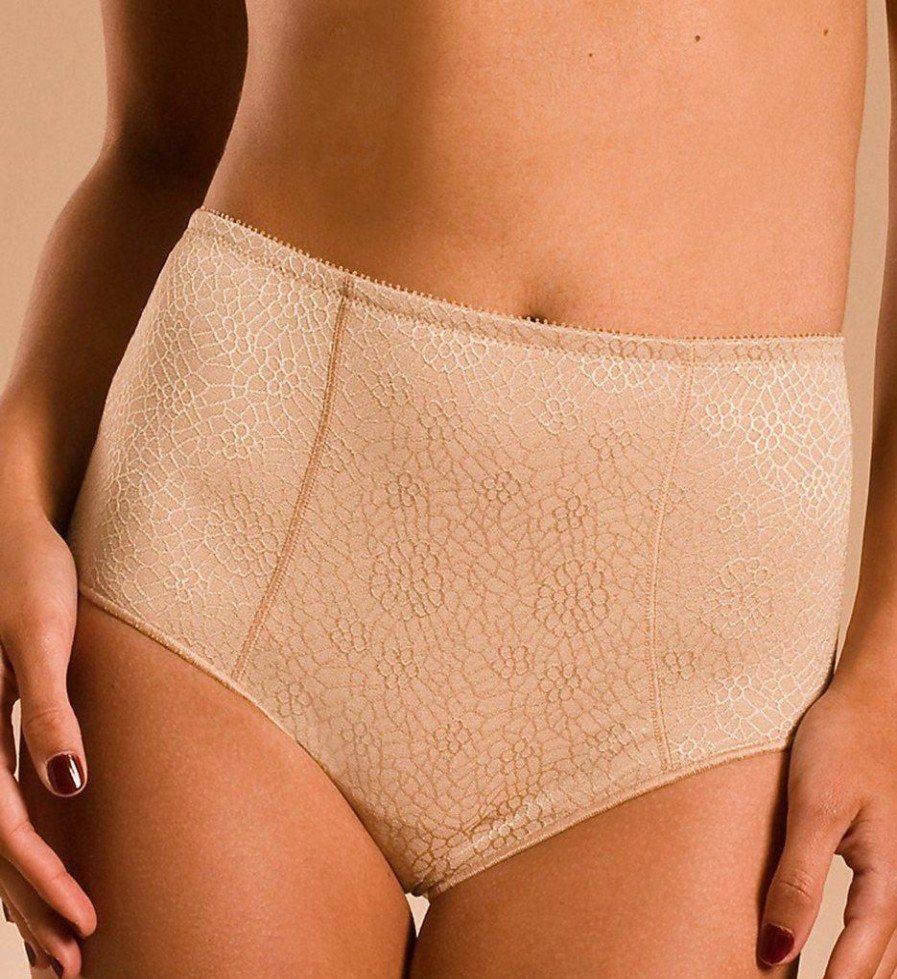 Brief Panties * | Less Expensive Chantelle C Magnifique High Waist Brief Panty 1893 Nude