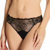 Thong Panties * | New Collections Lise Charmel Sublime En Dentelle Thong Panty Ach0013 Black