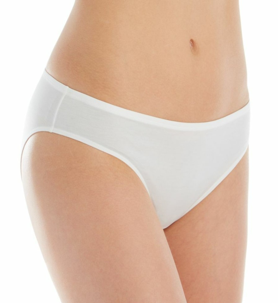 Bikini Panties * | Opening Sales Calida 100% Nature Bikini Panty 22194 Starwhite