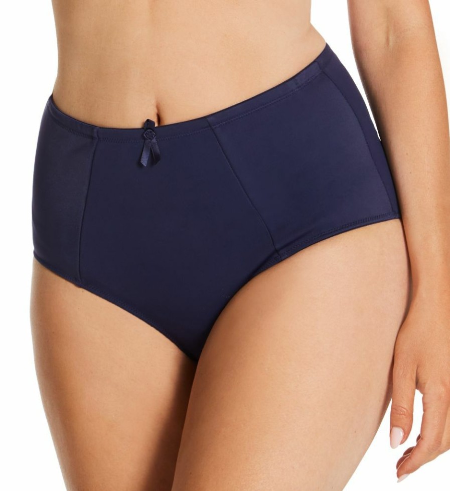 Brief Panties * | Fascinating Model Fit Fully Yours Elise Brief Panty U1813 Navyblue