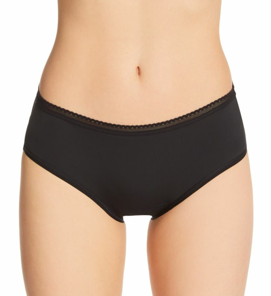 Brief Panties * | Discount Love Luna Midi Lady Leaks Brief Panty Llu-330 Black