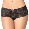 Lace Panties * | Less Expensive Oh La La Cheri Crotchless Lace Boyshort Panty 2025