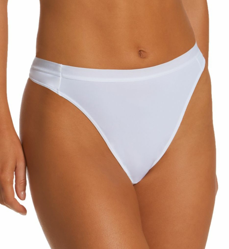 Thong Panties * | Bargain Sale Elita Silk Magic Microfiber Mid Rise Thong 8831