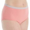 Brief Panties * | Bargain Sale Fruit Of The Loom Cotton Heather Brief Panty 3 Pack 3Dbriht Assorted