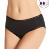 Brief Panties * | Best Quality Love Luna Bikini Period Brief Panty Llu-100 Black