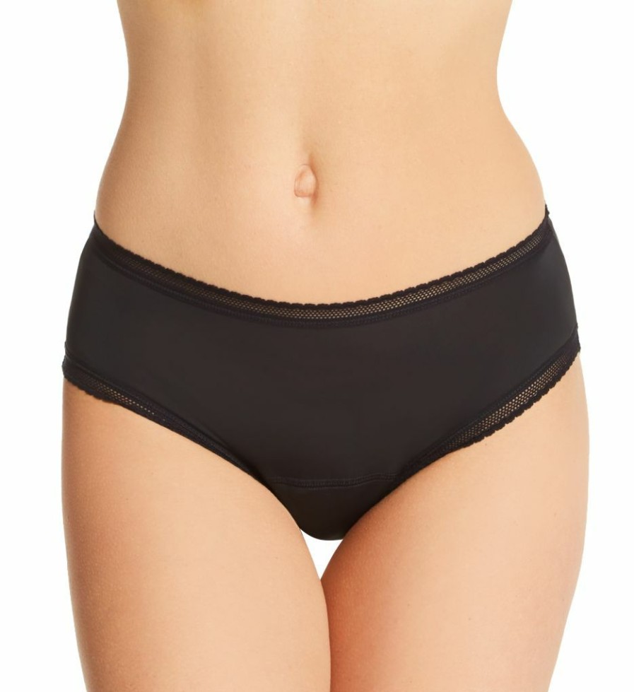 Brief Panties * | Best Quality Love Luna Bikini Period Brief Panty Llu-100 Black