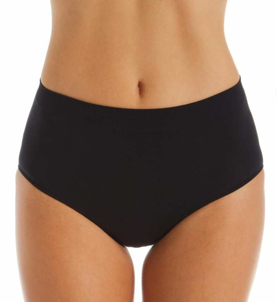 Brief Panties * | Best Quality Wacoal B Smooth Brief Panty 3 Pack 870175 Naturalnude/Black