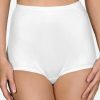 Brief Panties * | Less Expensive Shadowline Nylon Classics Brief Panty 3 Pack 17042Pk Nude/Ivory/White