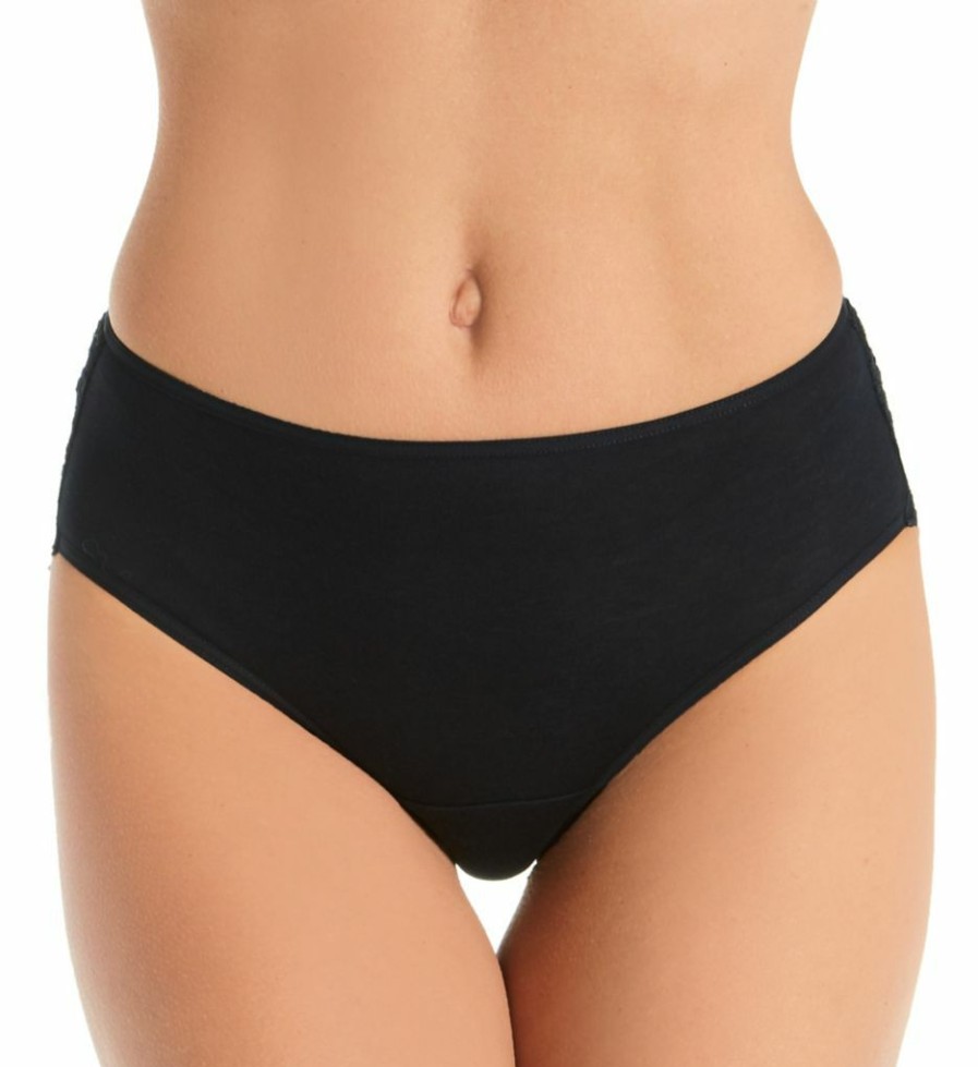 Brief Panties * | On Sale Hanro Luxury Moments Hi Cut Brief Panty 71480