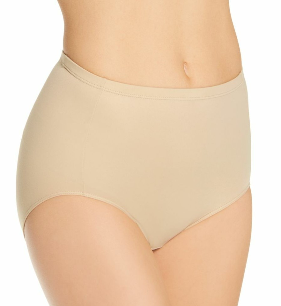 Brief Panties * | Fantastic Model Elita Silk Magic Microfiber Full High Cut Brief Panty 8826