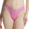 Thong Panties * | Free Delivery Hanky Panky Supima Cotton Low Rise Thong 891581