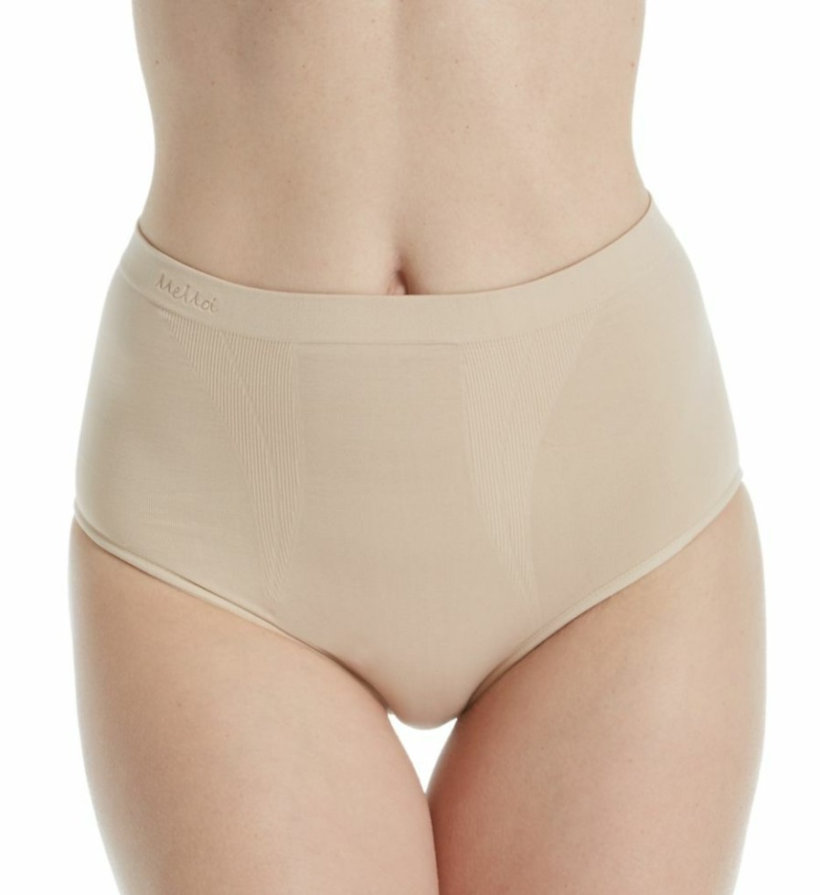 Brief Panties * | Shop Memoi Slimme Hi-Cut Control Brief Panty Msm-106