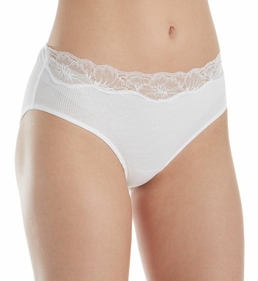 Lace Panties * | Less Expensive Hanro Lace Delight Hi-Cut Brief Panty 71378