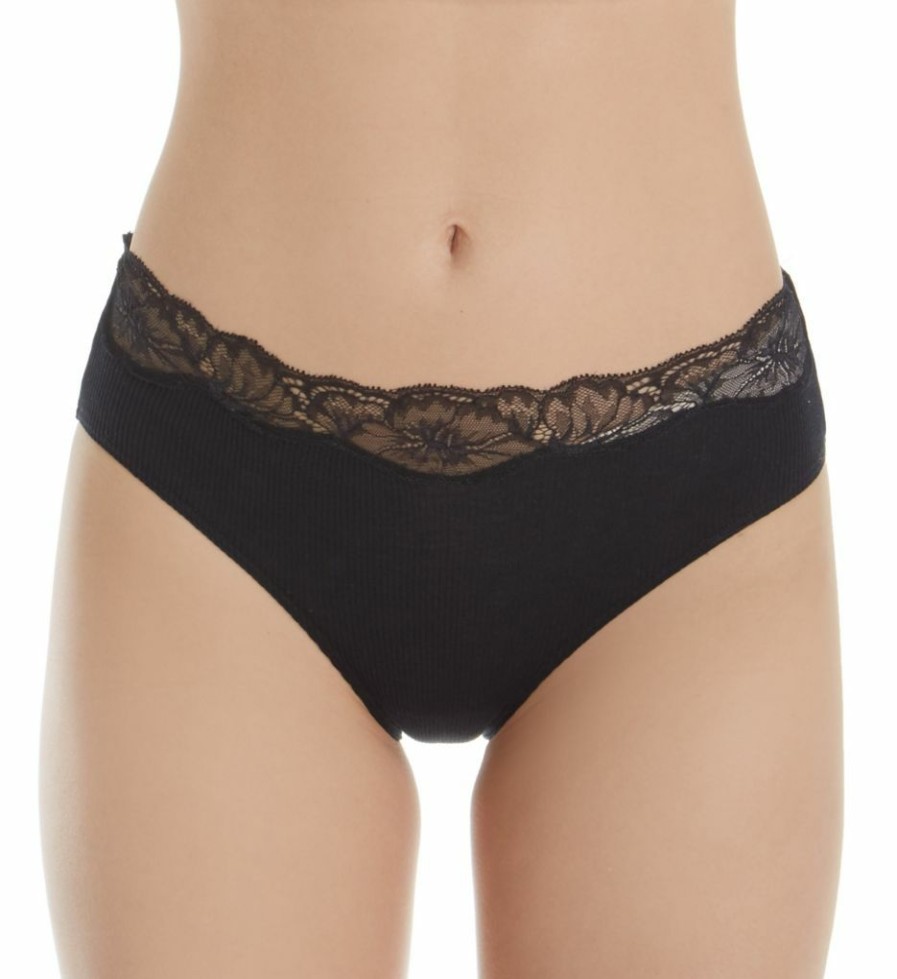 Lace Panties * | Less Expensive Hanro Lace Delight Hi-Cut Brief Panty 71378