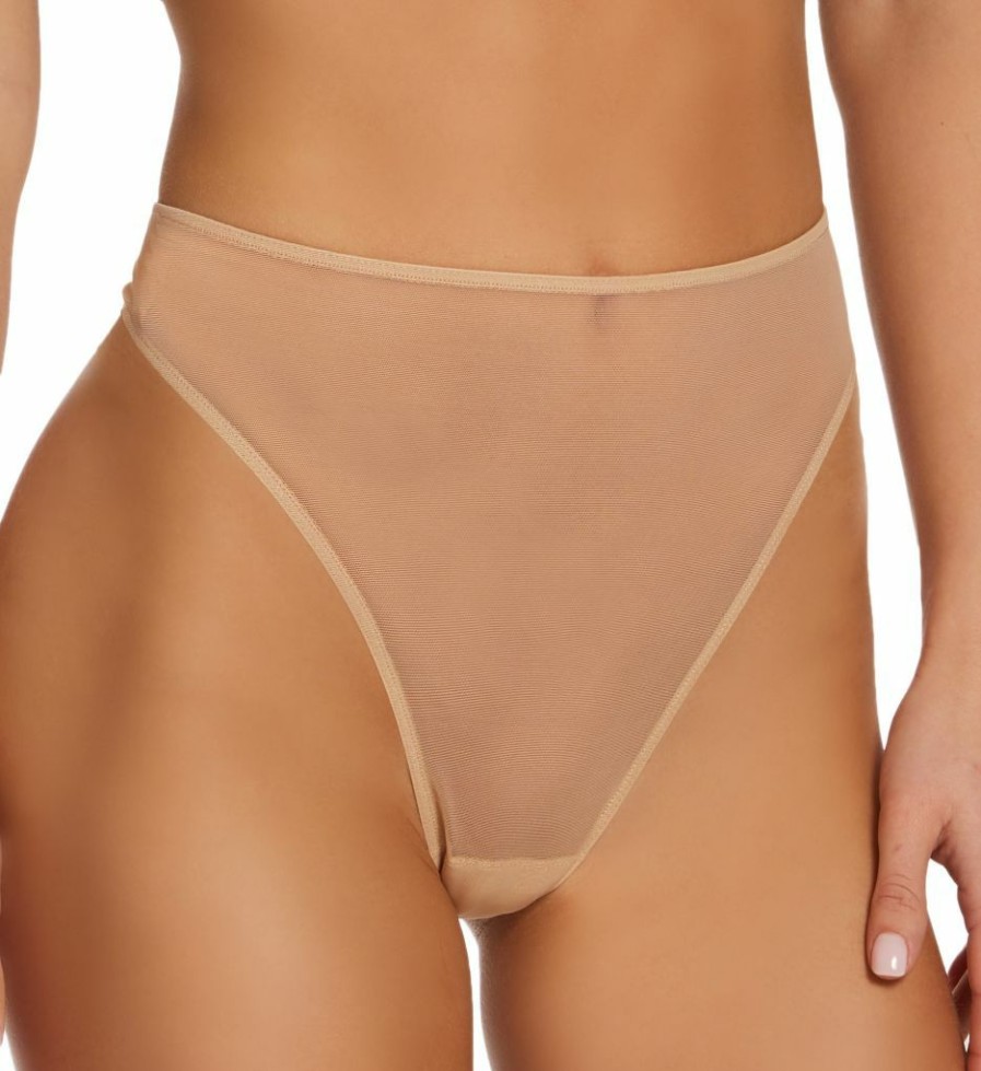 Thong Panties * | Glamor Model Only Hearts Whisper Hi Cut Thong 51797