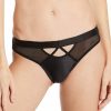 Brief Panties * | Delicate Design Pour Moi Contradiction Obsessed High Leg Brief Panty 23806 Black