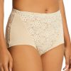 Lace Panties * | Lower Prices Special Intimates Floral Lace Shaping Brief Panty Sp3002